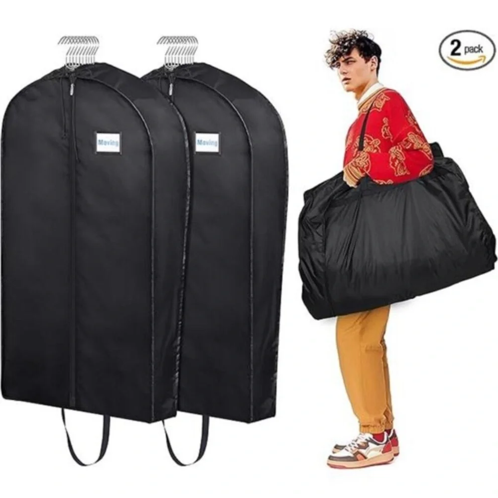 Garment Bags for Travel Large Capacity Hanging Clothes Suit Covers Waterproof 2